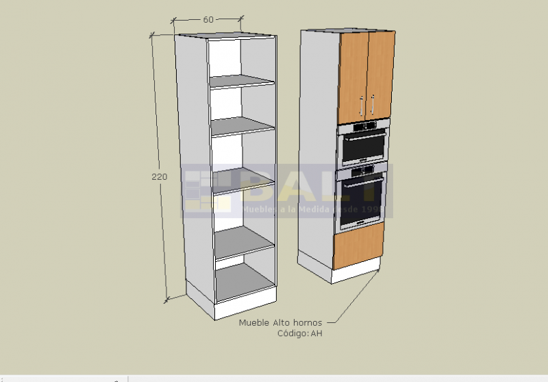 Mueble Modular de Hornos